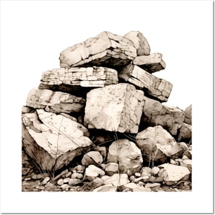 Stack of Rocks: They're as Smart as a Stack of Rocks Posters and Art